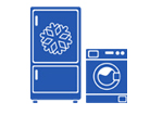 Alkatrészek háztartási gépekhez - hűtők, tűzhelyek, mosógépek